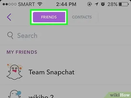 Trouver des personnes sur Snapchat Étape 7