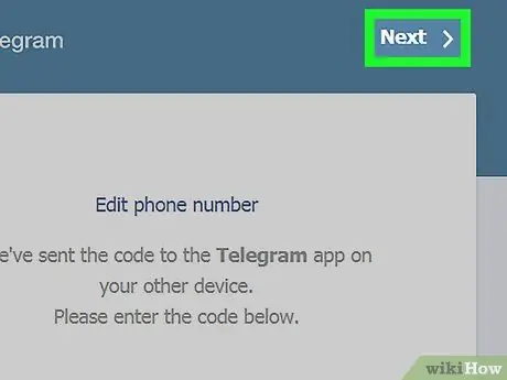 Piesakieties Telegram datorā vai Mac datorā 11. darbība