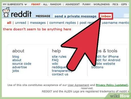 Envoyer des messages sur Reddit Étape 5