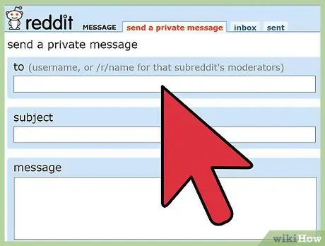 Siųskite žinutes „Reddit“6 veiksme