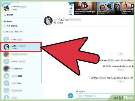 Végezzen videokonferenciát a Skype -ban 6. lépés