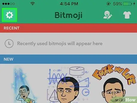 Mude o gênero do seu Bitmoji, etapa 2