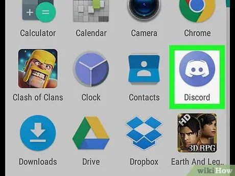 Glasovni chat na Discord kanalu na Android -u Korak 1