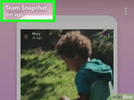 Voir les histoires de Snapchat Étape 5