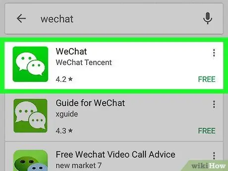 በ Android ደረጃ 3 ላይ WeChat ን ይጫኑ