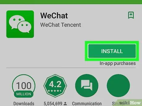 Установите WeChat на Android. Шаг 4