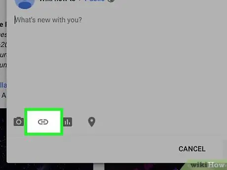 Google+ сайтында сілтеме орналастырыңыз 3 -қадам