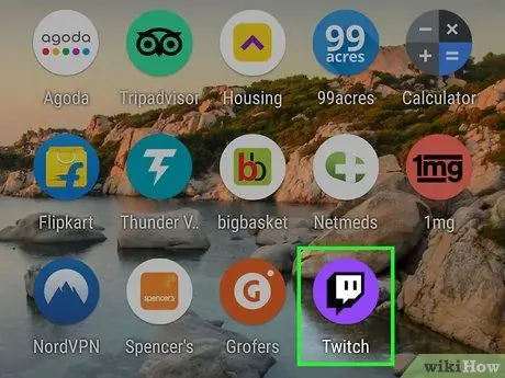 Einen Twitch-Stream auf Facebook auf Android teilen Schritt 1