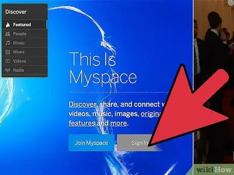 የ MySpace መለያዎን ደረጃ 1 ይሰርዙ