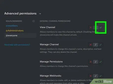 Компьютерде немесе Mac компьютерінде Discord арнасын құлыптау 6 -қадам