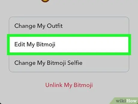 Snapchat Addım 13 -də Bitmoji istifadə edin