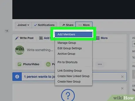 Bjud in icke -vänner till en Facebook -grupp Steg 18