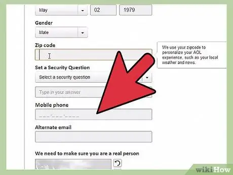 Create an AOL Account Step 10