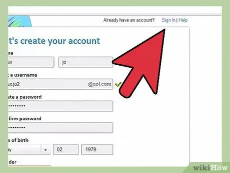 Създайте акаунт в AOL Стъпка 13
