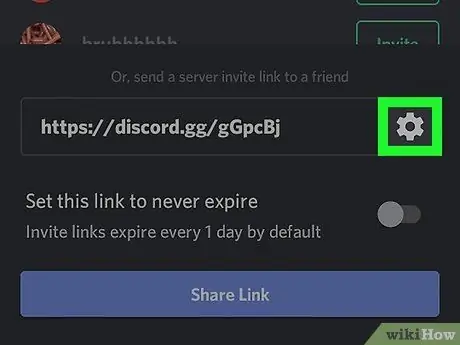 Inviter des personnes sur un serveur Discord sur Android Étape 5