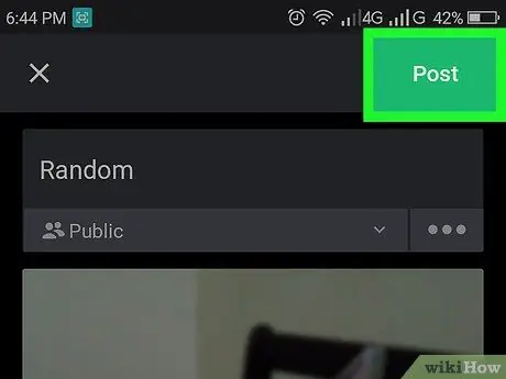 Kirimkan Beberapa Gambar di Reddit pada Android Langkah 6