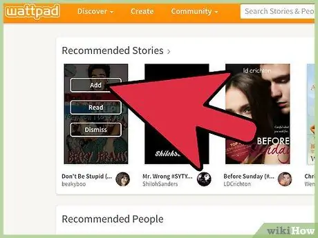 Публикувайте истории на Wattpad Стъпка 3