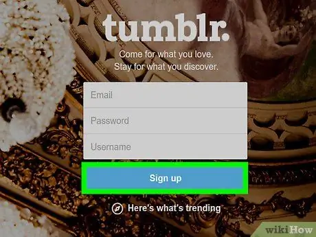 Gunakan Tumblr Langkah 4