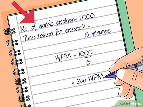 Calculate Words Per Minute Step 11