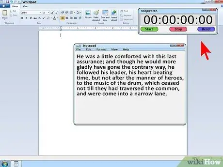 Calculate Words Per Minute Step 2