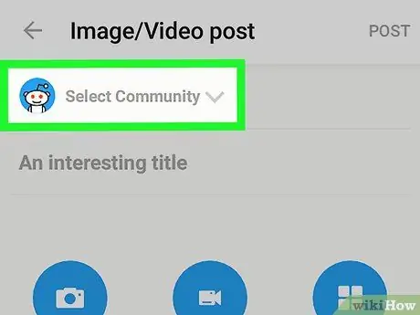 Posten Sie Bilder auf Reddit auf Android Schritt 4