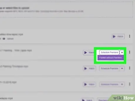 Upload en video til Twitch Trin 10