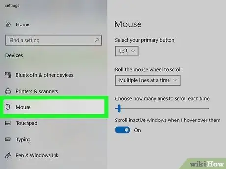 Change Mouse Settings Step 1