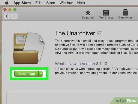 Откройте файлы RAR в Mac OS X Шаг 3