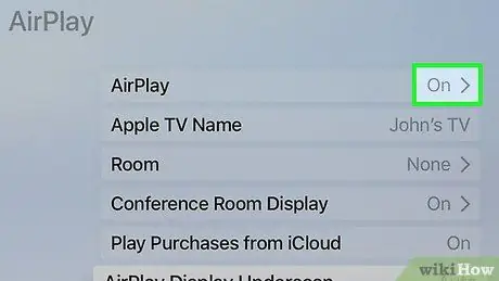 Slå på AirPlay Trinn 18