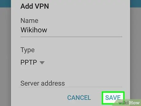 VPN -i seadistamine Samm 36