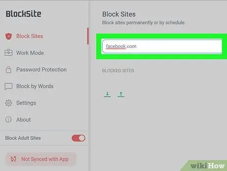 Bloker et websted på din computer Trin 35