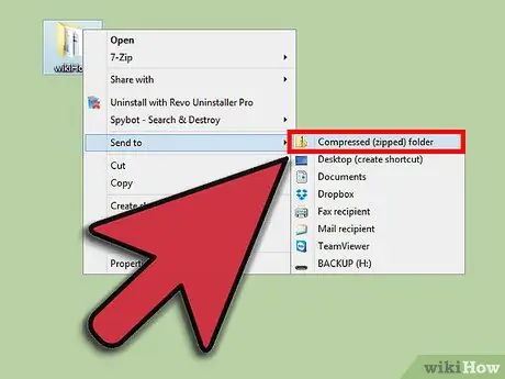 Gumawa ng isang Zip File Hakbang 2