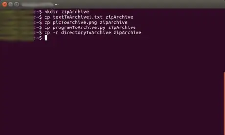 Linux copia i file in directory