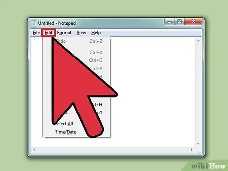 Gunakan Notepad Langkah 5