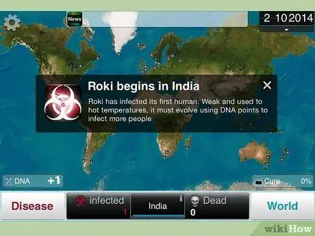 Porazte brutální režim Black Plague ve společnosti Plague, Inc. Krok 2