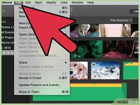 قم بتصدير فيديو iMovie بدقة عالية الخطوة 3