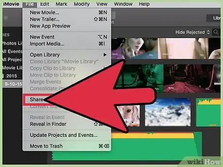 Export iMovie Video hauv HD Kauj Ruam 4