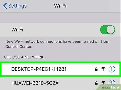 Savienojiet datora internetu ar mobilo, izmantojot WiFi 7. solis