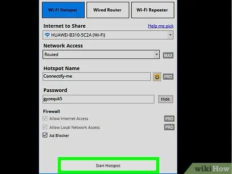 Verbind pc-internet met mobiel via wifi Stap 16