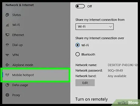 Conecte a Internet do PC ao celular via WiFi Etapa 4