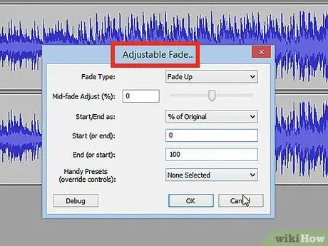 Use o Audacity Etapa 16