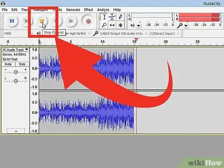 Gebruik Audacity Stap 5