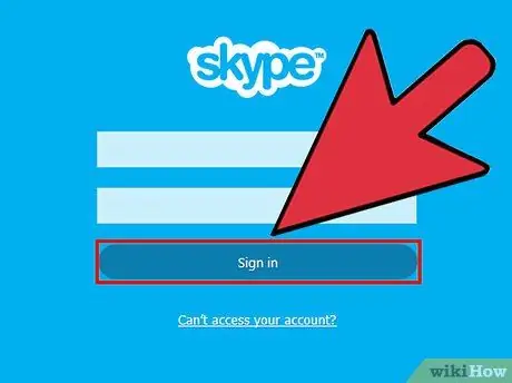 Prijavite se v Skype Korak 22