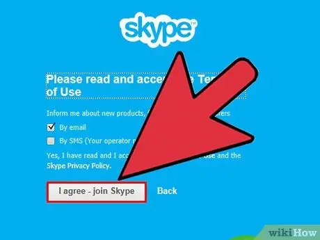 Logige Skype'i sisse. Samm 35