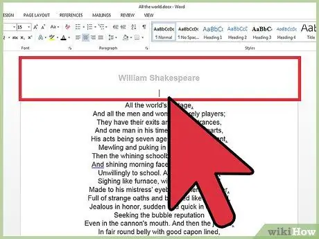 Вмъкнете персонализиран заглавен или долен колонтитул в Microsoft Word Стъпка 8