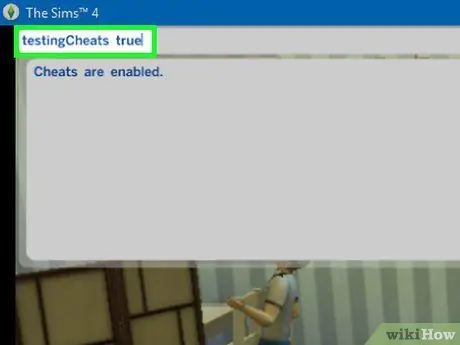 Open the Cheat Window on the Sims Step 2