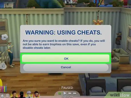 Open the Cheat Window on the Sims Step 7