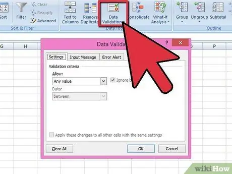 Add a Drop Down Box in Excel 2007 Step 5