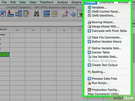 Immettere i dati in SPSS Passaggio 6