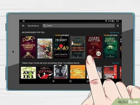 Используйте Kindle Fire, шаг 6